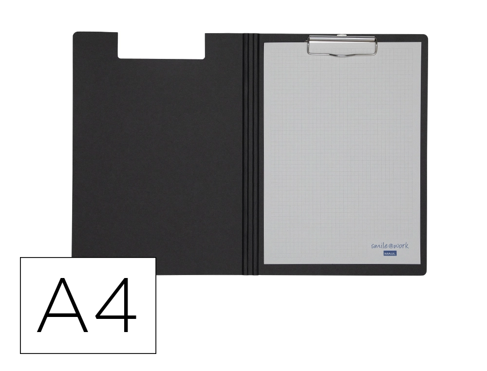 Dossier maul balance avec pince a4 carton solide coloris noir.