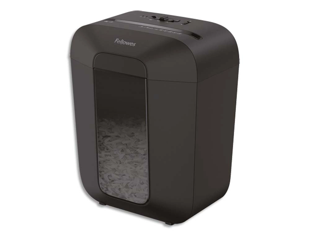 Destructeur personnel fellowes lx45 coupe croisee 4x37mm capacite 8f agrafes trombones cc securite p-4